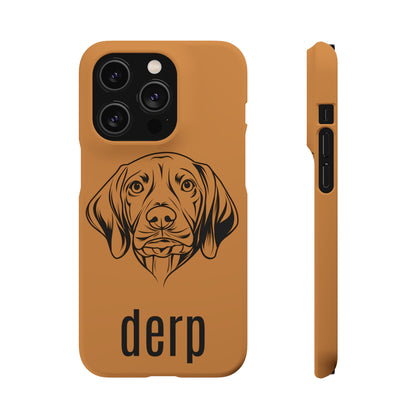 Vizsla Derp Face - Taupe iPhone Case (iPhone 13 Mini - iPhone 14 Pro Max)