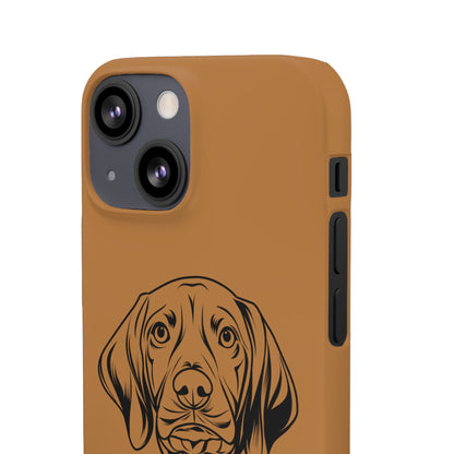 Vizsla Derp Face - Taupe iPhone Case (iPhone 13 Mini - iPhone 14 Pro Max)