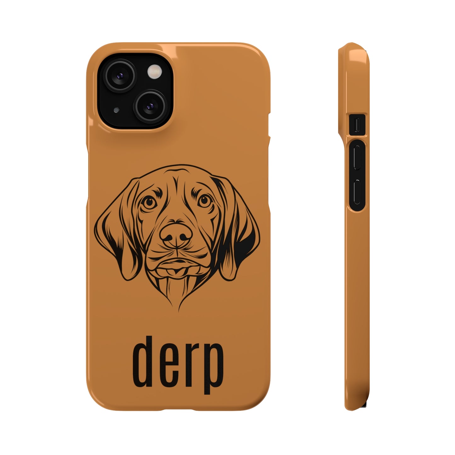 Vizsla Derp Face - Taupe iPhone Case (iPhone 13 Mini - iPhone 14 Pro Max)