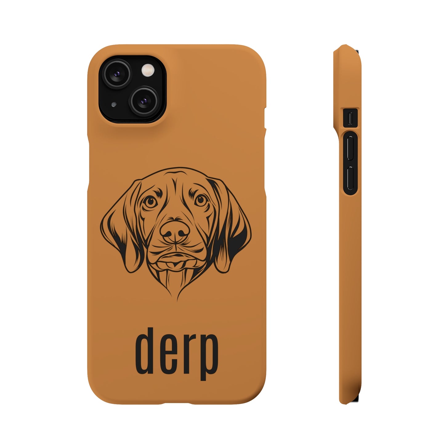 Vizsla Derp Face - Taupe iPhone Case (iPhone 13 Mini - iPhone 14 Pro Max)