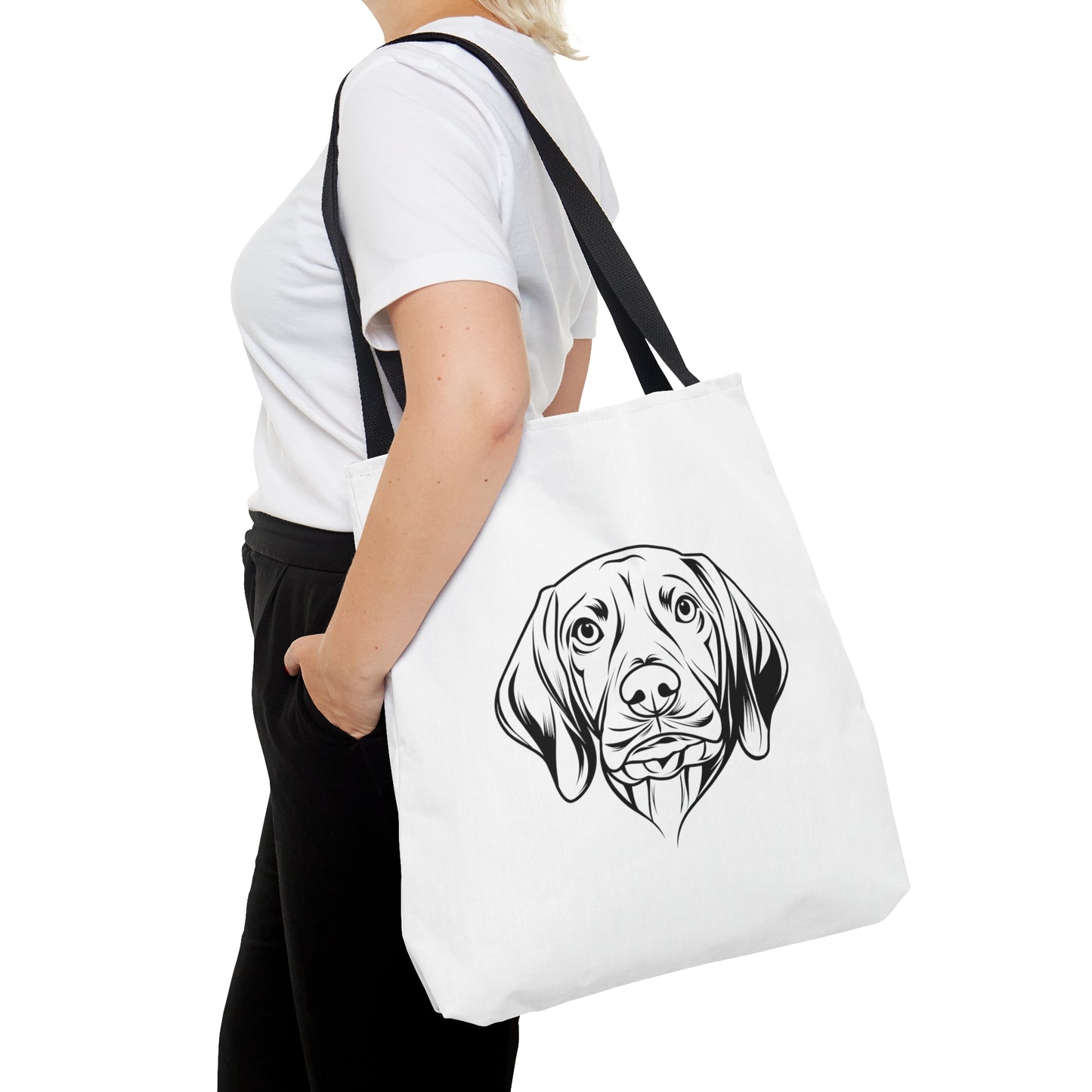 Vizsla Tote Bag - Black Logo