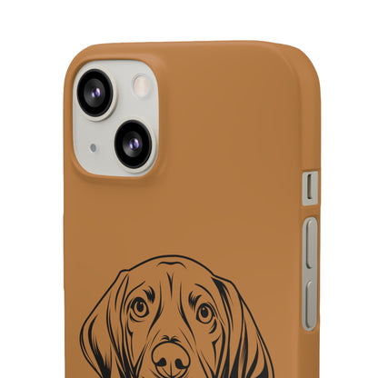 Vizsla Derp Face - Taupe iPhone Case (iPhone 13 Mini - iPhone 14 Pro Max)