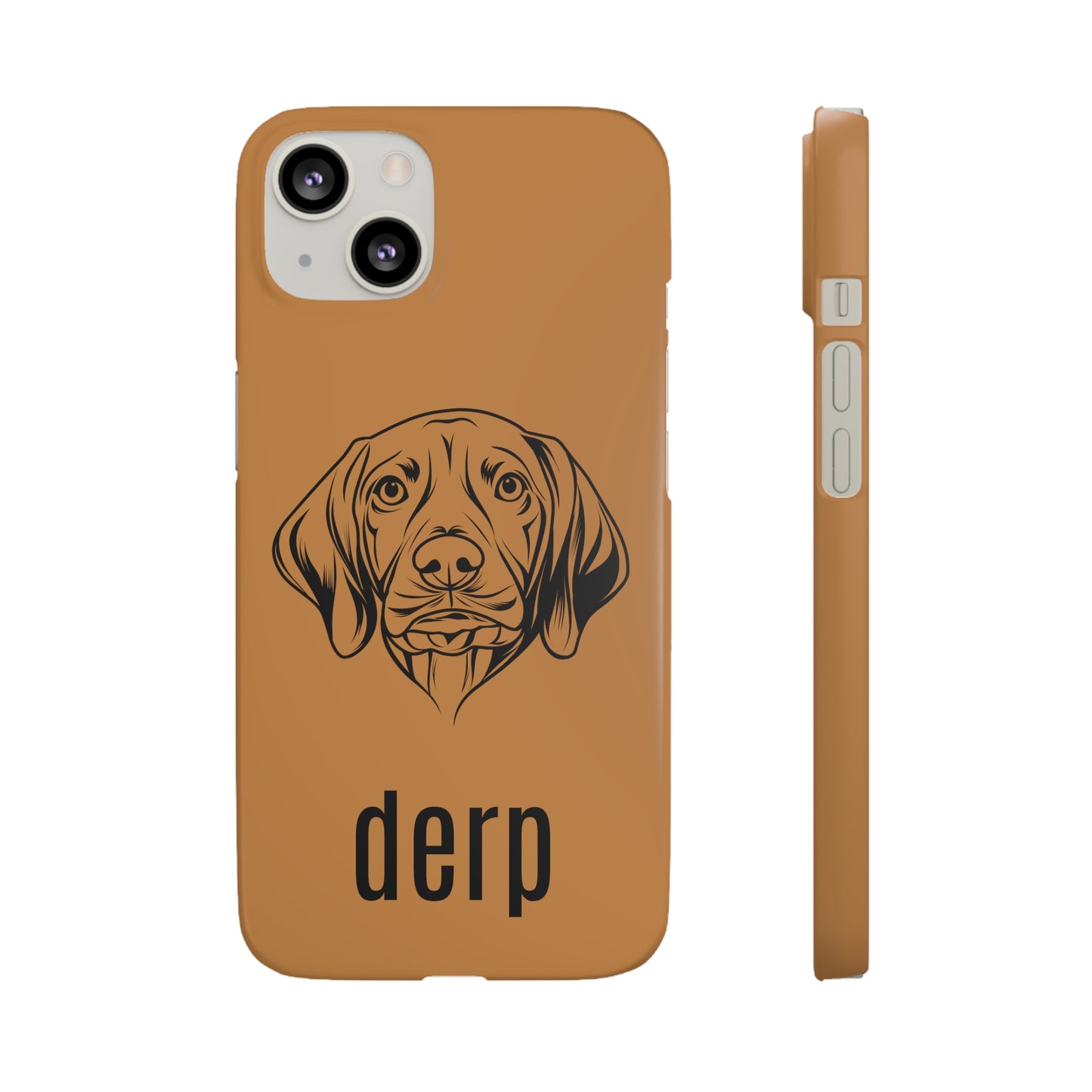 Vizsla Derp Face - Taupe iPhone Case (iPhone 13 Mini - iPhone 14 Pro Max)