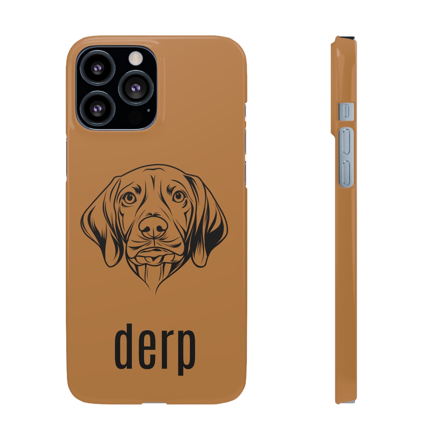 Vizsla Derp Face - Taupe iPhone Case (iPhone 13 Mini - iPhone 14 Pro Max)