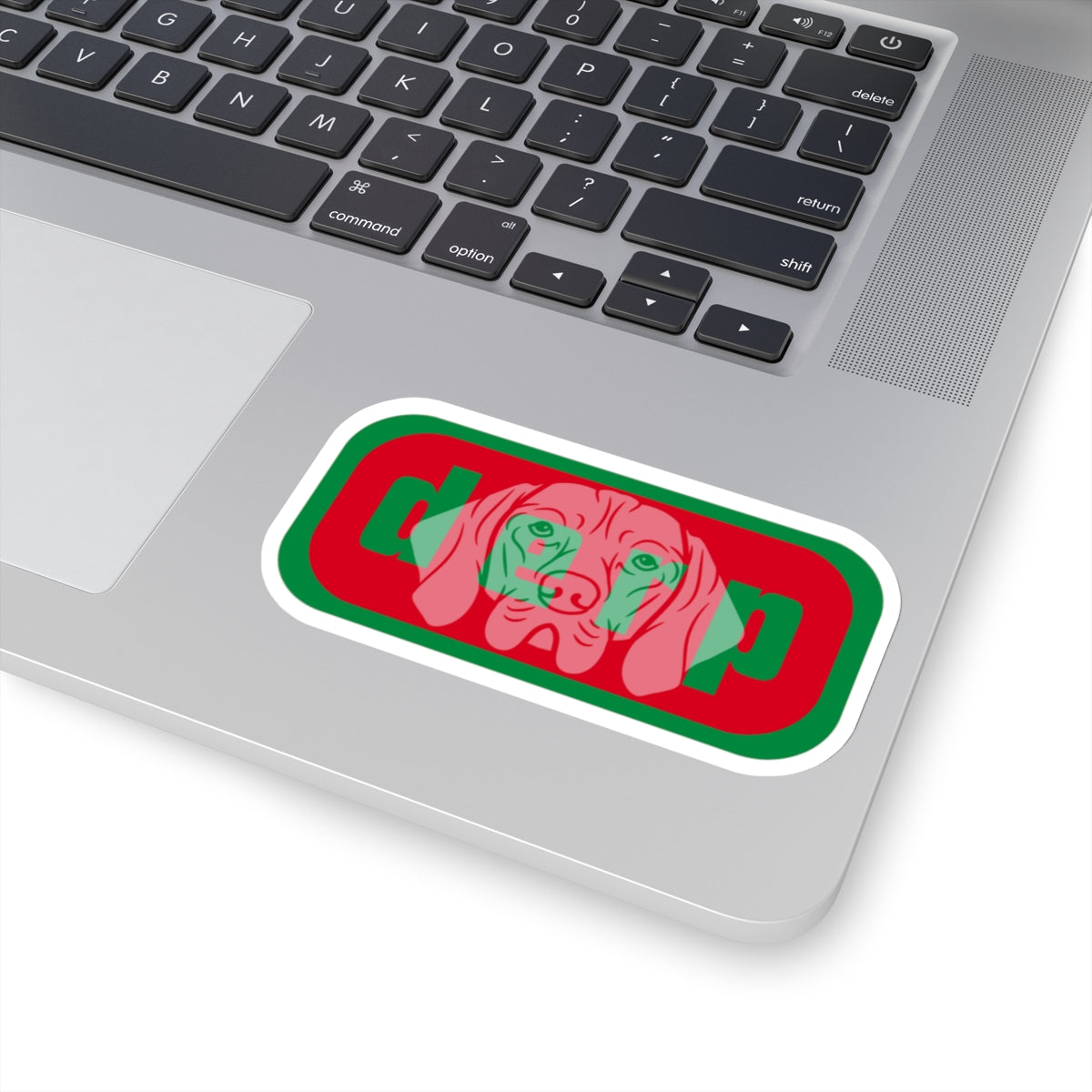 Vizsla "Derp" Sticker - Festive