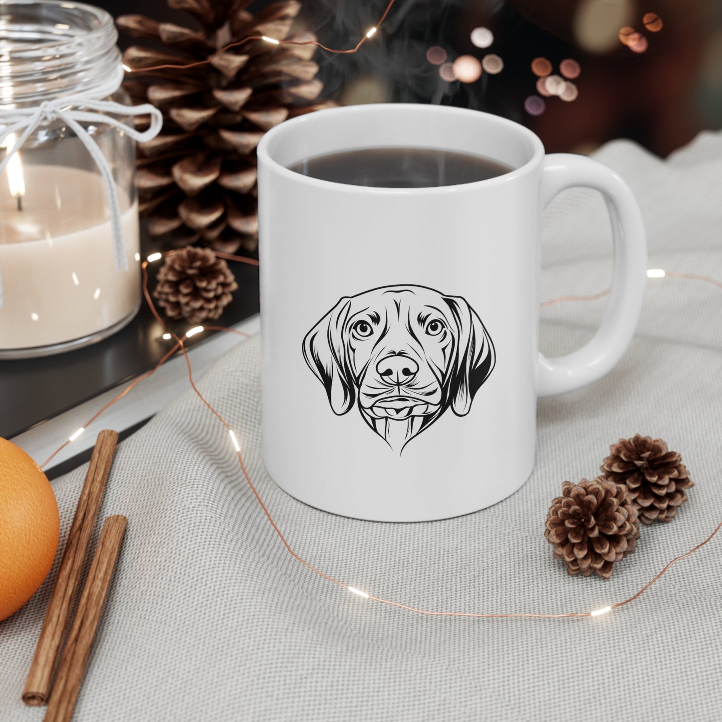 Vizsla Mug - Black Logo