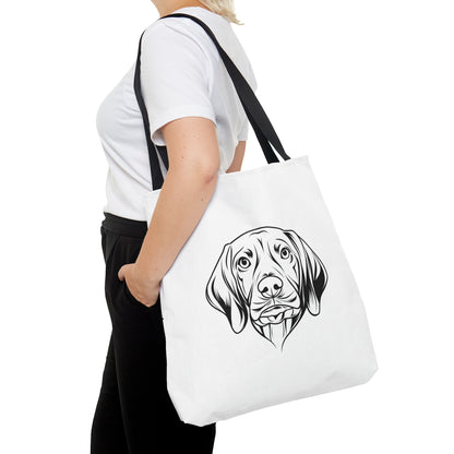 Two Sided Vizsla Tote Bag - Word Collage