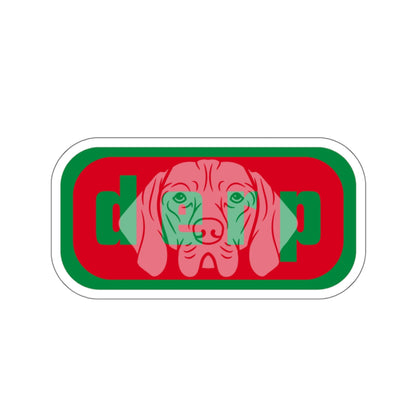 Vizsla "Derp" Sticker - Festive