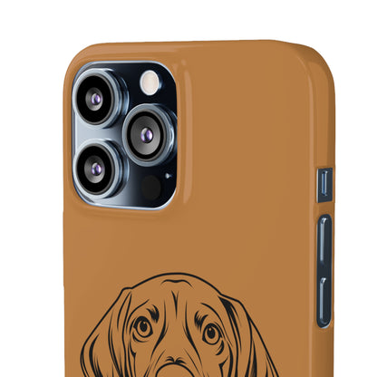 Vizsla Derp Face - Taupe iPhone Case (iPhone 13 Mini - iPhone 14 Pro Max)