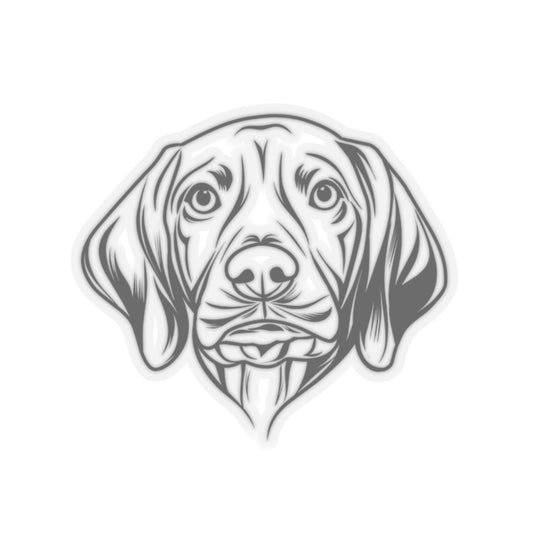 Vizsla Face - Sticker