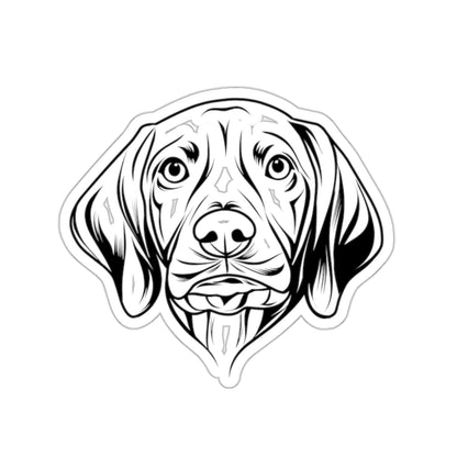 Vizsla Face - Sticker