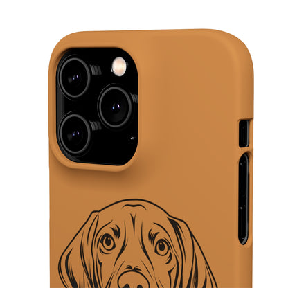 Vizsla Derp Face - Taupe iPhone Case (iPhone 13 Mini - iPhone 14 Pro Max)