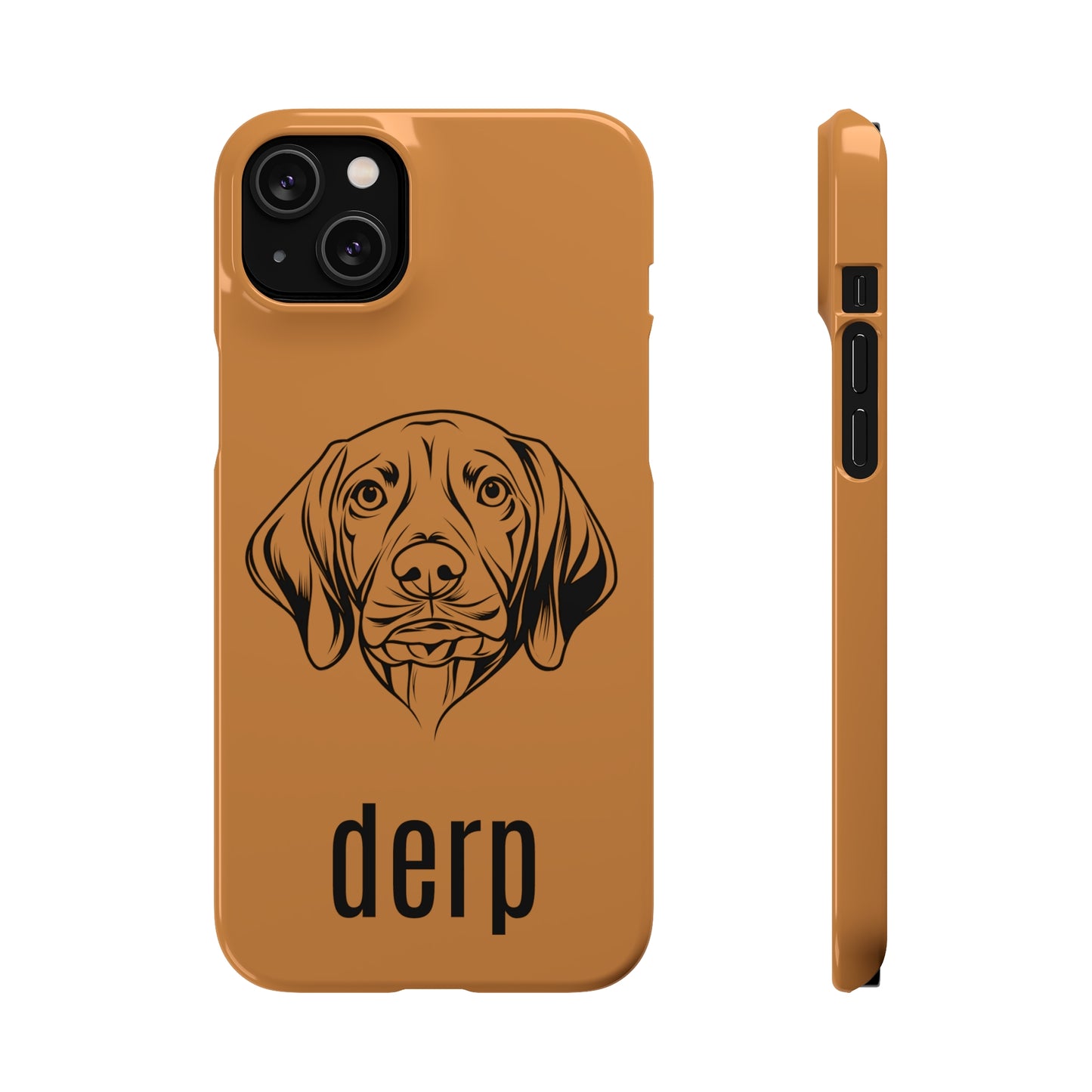 Vizsla Derp Face - Taupe iPhone Case (iPhone 13 Mini - iPhone 14 Pro Max)