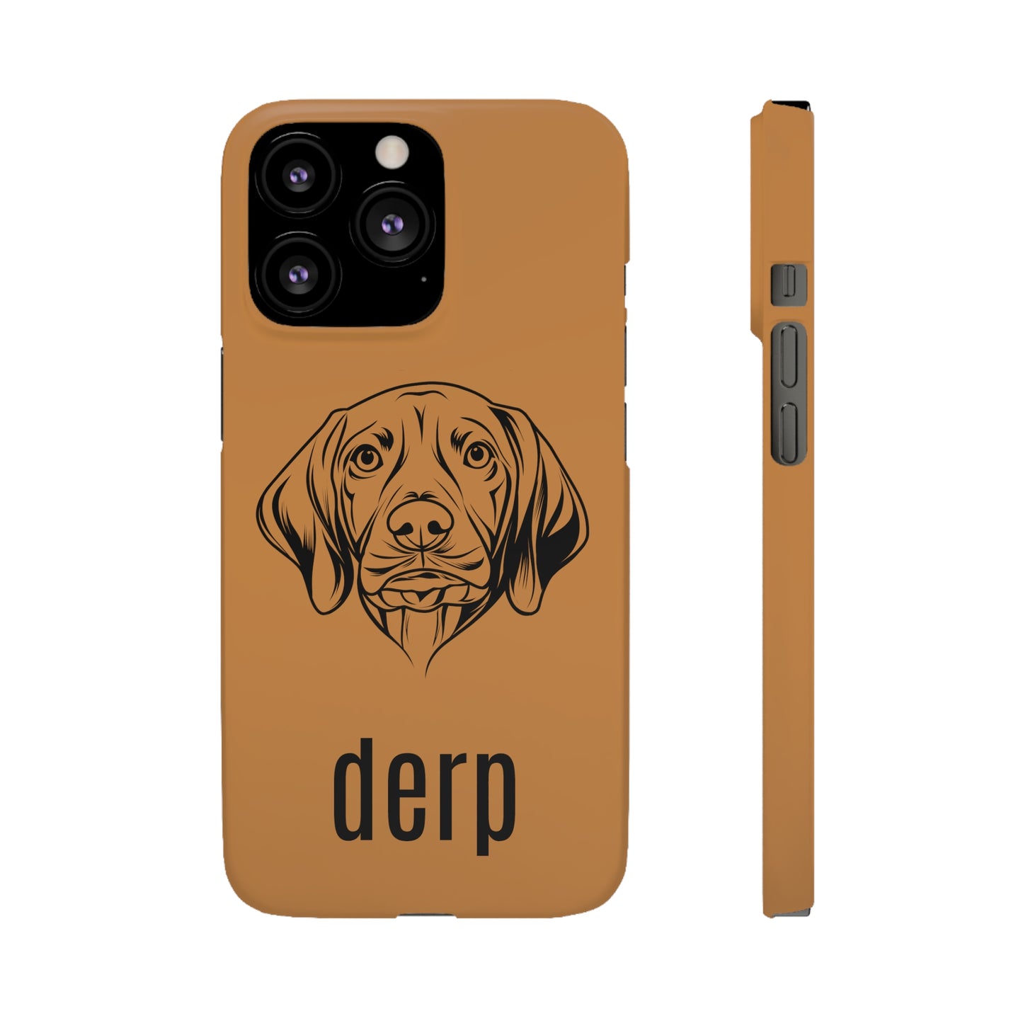 Vizsla Derp Face - Taupe iPhone Case (iPhone 13 Mini - iPhone 14 Pro Max)